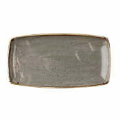 Stonecast Rectangular Plate Peppercorn Grey (Pack of 6)