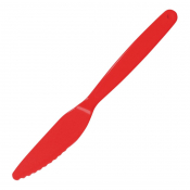 Kristallon Polycarbonate Knive Red (12 Pack)
