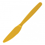 Kristallon Polycarbonate Knife Yellow (Pack of 12)