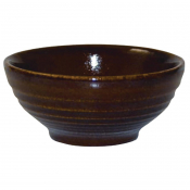 Bit on the Side Brown Ripple Snack Bowls 102mm (Pack of 12)