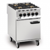 Lincat Opus 800 Natural Gas 4 Burner Dual Fuel Oven Range OD