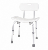 Deluxe Shower Stool with back Rest