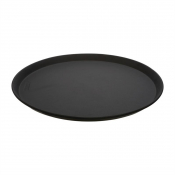 Cambro Camtread Fibreglass Round Non-Slip Tray Black 405m