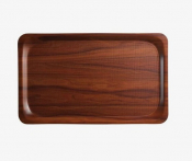Cambro Mykonos Laminate Canteen Tray Walnut 460mm