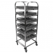Craven Stainless Steel Dishwas her Basket Trolley