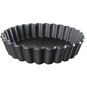Matfer Exoglass Round Fluted T artlet Mould 10cm