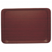 Cambro Capri Laminate Canteen Tray Mahogany 430mm