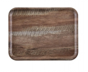 Cambro Madeira Laminate Tray Dark Oak - 18x14inch