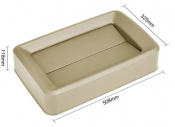 Jantex 60/80ltr Slim Bin Lid Beige - Material Polypropylene