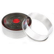 Vogue Stainless Steel Round Plain Cutters ( 12 Pack)