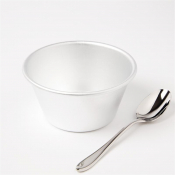 Vogue Aluminium Pudding Basin 340ml