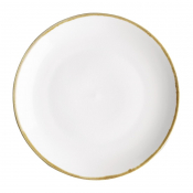 Olympia Kiln Chalk Round Coupe Plate 280mm (Pack of 4)