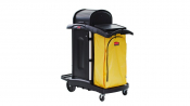 Rubbermaid Janitorial Cleaning Car with Doors & Hood High Sec