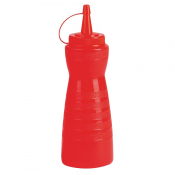 Vogue Red Lidded Sauce Bottle 12oz/ 340ml