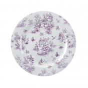 Vintage Prints Plates Cranberr Toile Print 305mm (Pack of 6)
