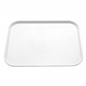 Kristallon Polypropylene Fast Food Tray White Small 345mm