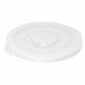 Vogue White Round Container Bi n Lid