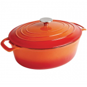 Vogue Orange Oval Casserole Di sh 5Ltr
