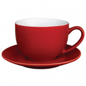 Olympia Cafe Cappuccino Cup Red 340ml 11.5fl oz (Box 12)