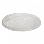 Compostable Cold Cup Flat Lids 12oz and 16oz  (1000 Pack)