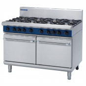 Blue Seal Evolution 8 Burner D ouble Static Oven LPG 1200mm G