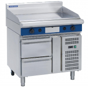 Blue Seal Evolution Griddle Re frigerated Base Nat Gas 900mm