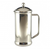 Polished Stainless Steel Cafetiere 6 Cup 900ml (31oz)