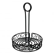 Olympia Wire Condiment Holder Black