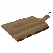 Acacia Wood Wavy Handled Wooden Board Large 355mm