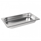 Vogue Stainless Steel GN 1/3 Gastronorm Tray 40mm