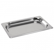 Vogue Stainless Steel GN 1/4 Gastronorm Tray 20mm