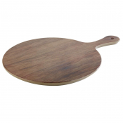 APS Oak Effect Round Handled Pizza Paddle Board 300mm