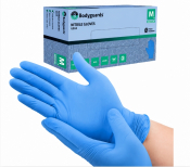 Blue Nitrile PF Gloves Large 10 x 100 case