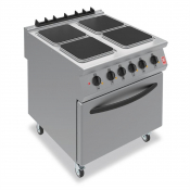 Falcon F900 Four Hotplate Elec tric Oven Range on Castors E91