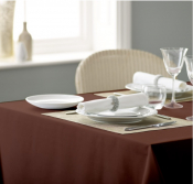 Table Cloth - Cocoa 137cm x 137cm