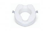 White Raised Toilet Seat 2 inch