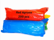 Red Apron on Roll 5 x 200 9mu 675 x 1011mm