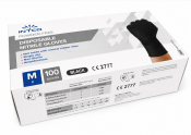 Premium Black Nitrile Gloves Medium x 100 Diy Jobs
