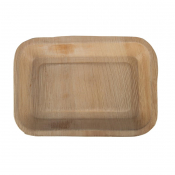 Compostable Deep Palm Leaf Plates Rectangular 250mm (100)