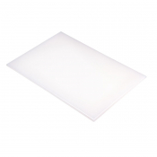 High Density White Chopping Board Standard 450x300x12mm