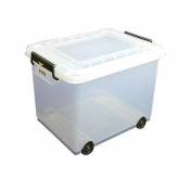 Araven Mobile Food Storage Bin with Lid (50 Litre)