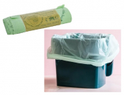 Compostable Food Caddy Liners 8Ltr - Pack of 25