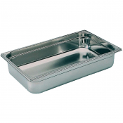 Bourgeat Stainless Steel 1/1 Gastronorm Pan 65mm (9Ltr)