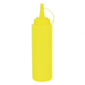 Vogue Yellow Squeeze Sauce Bottle 24oz