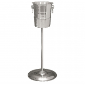 Brushed Stainless Steel Wine & Champagne Bucket Stand (K406)