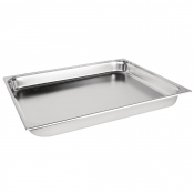 Vogue Stainless Steel 2/1 Gastronorm Tray 65mm