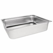 Vogue Stainless Steel 2/1 Gastronorm Tray 150mm (43Ltr)