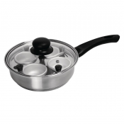 Stainless Steel Egg Poacher 20cm (Capacity 4 Eggs)