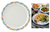 Carlisle Kingline Spanish Tile 23cm Plate x 48 Melamine