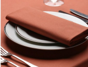 Terracotta Napkins 50x 50cm